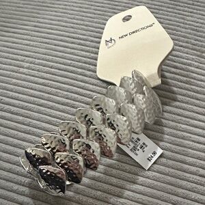 New Directions Silver and Black Bracelet